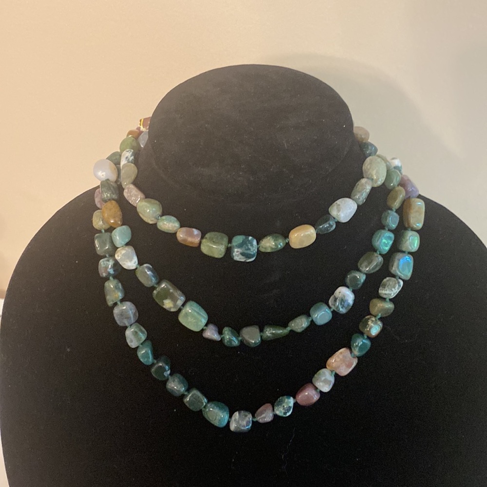 Genuine Jasper bead necklace